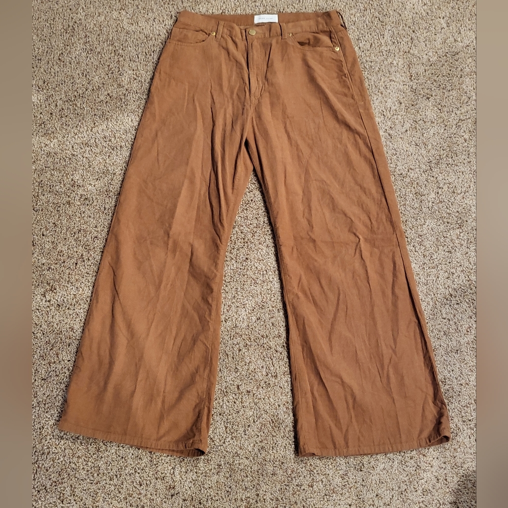 Dear John Fiona High Rise Corduroy Wide Leg Pants, size 30